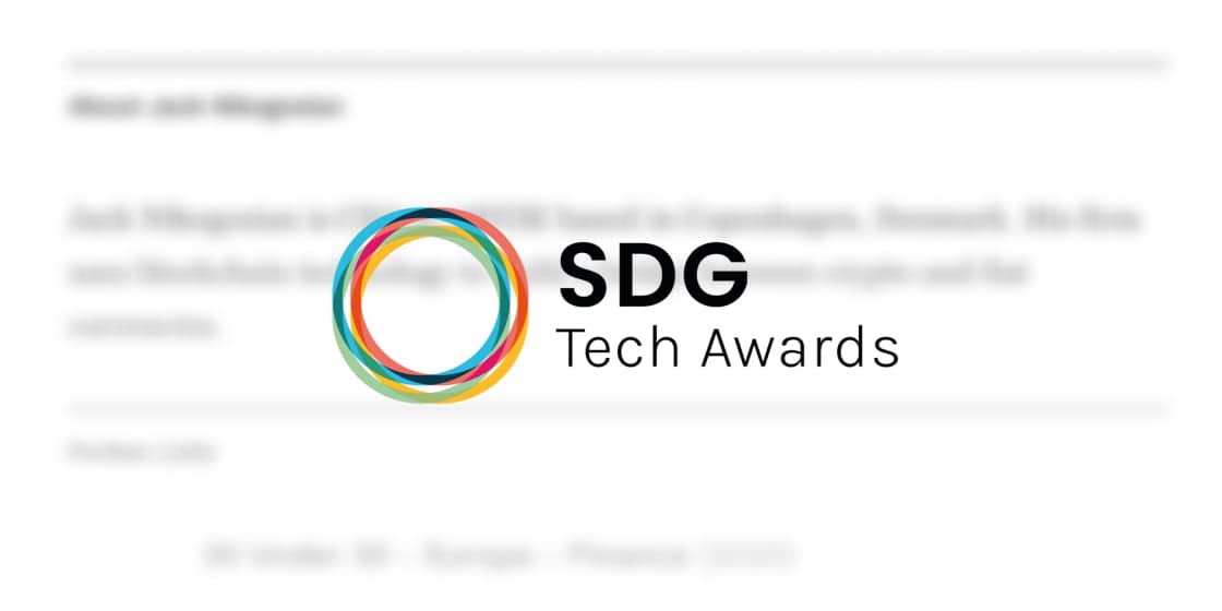 Thumbnail of article titled 'SDG Tech Award'