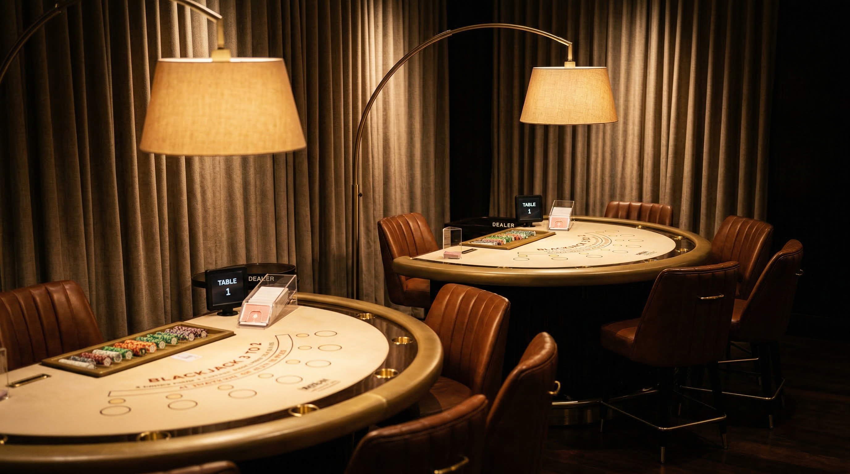 Casino poker table