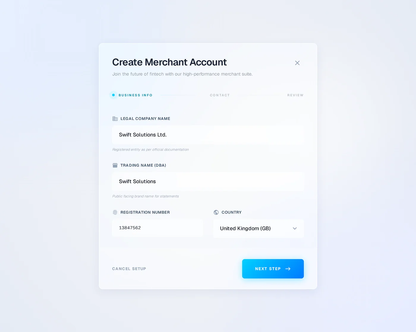 Create Your Account